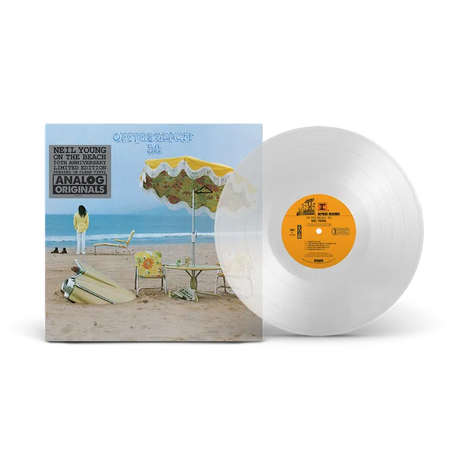 Neil Young On The Beach 50th Anniversary vinylplate klar