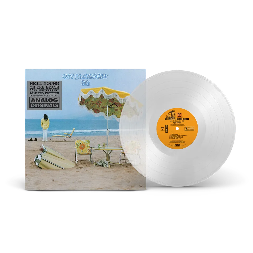 Neil Young On The Beach 50th Anniversary vinylplate klar
