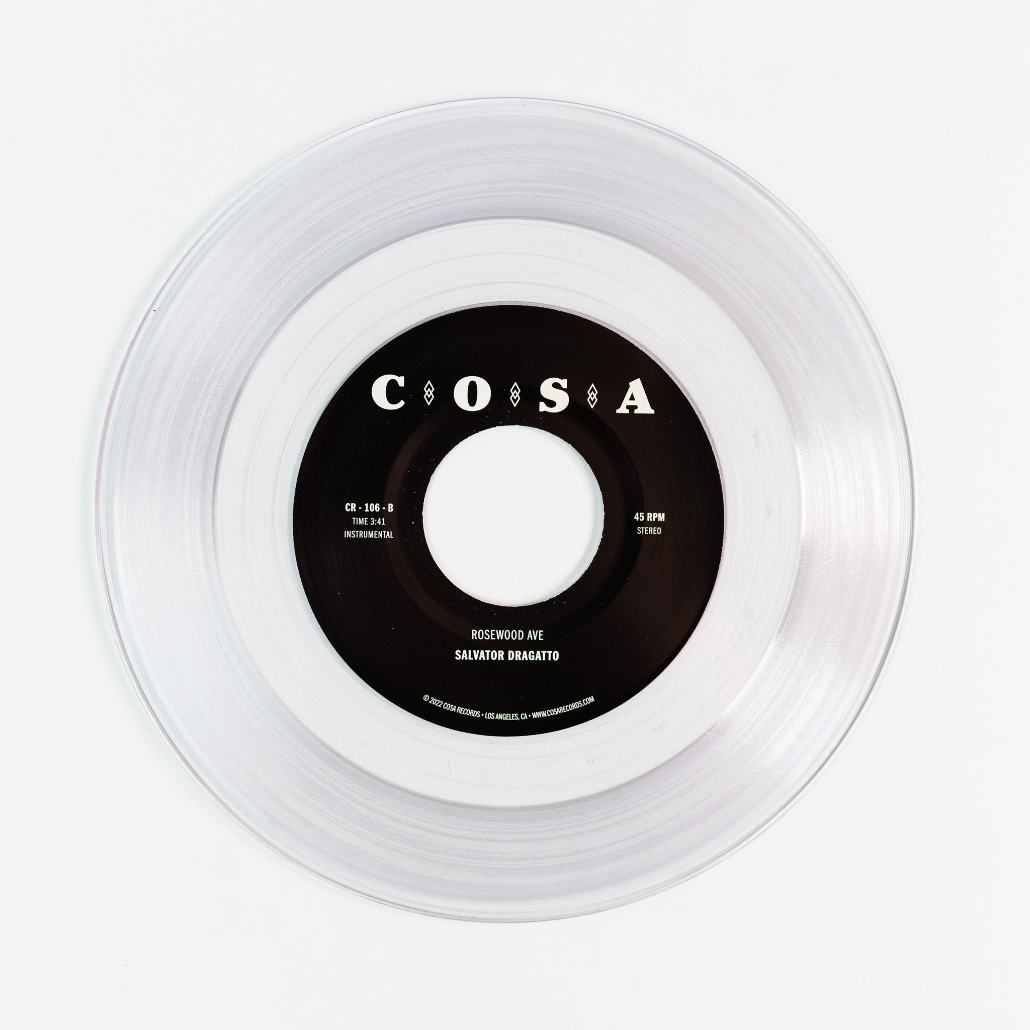 Colemine Salvator Dragatto Shadows vinylsingel klar vinyl