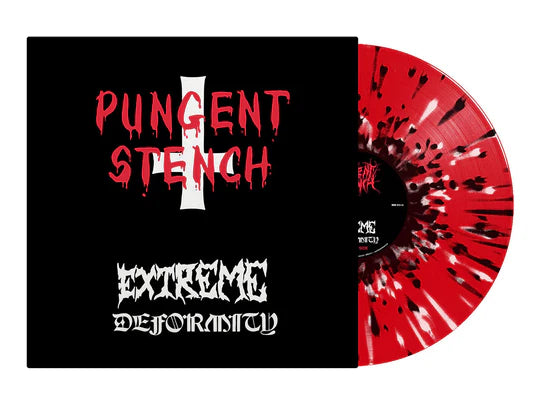 Pungent Stench Extreme Deformity LP splatter med poster