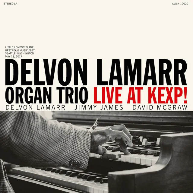 Delvon Lamarr Organ Trio Live At KEXP! LP vinylplate orange