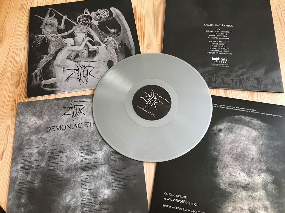 Zifir Demoniac Ethics LP vinyl grå 100 eks