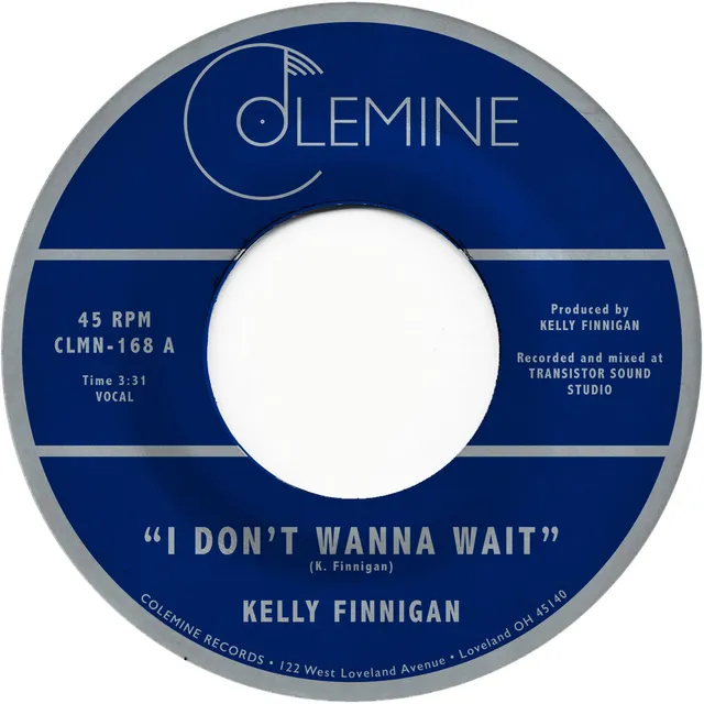 Colemine Kelly Finnigan I Don't Wanna Wait 7-tommer svart
