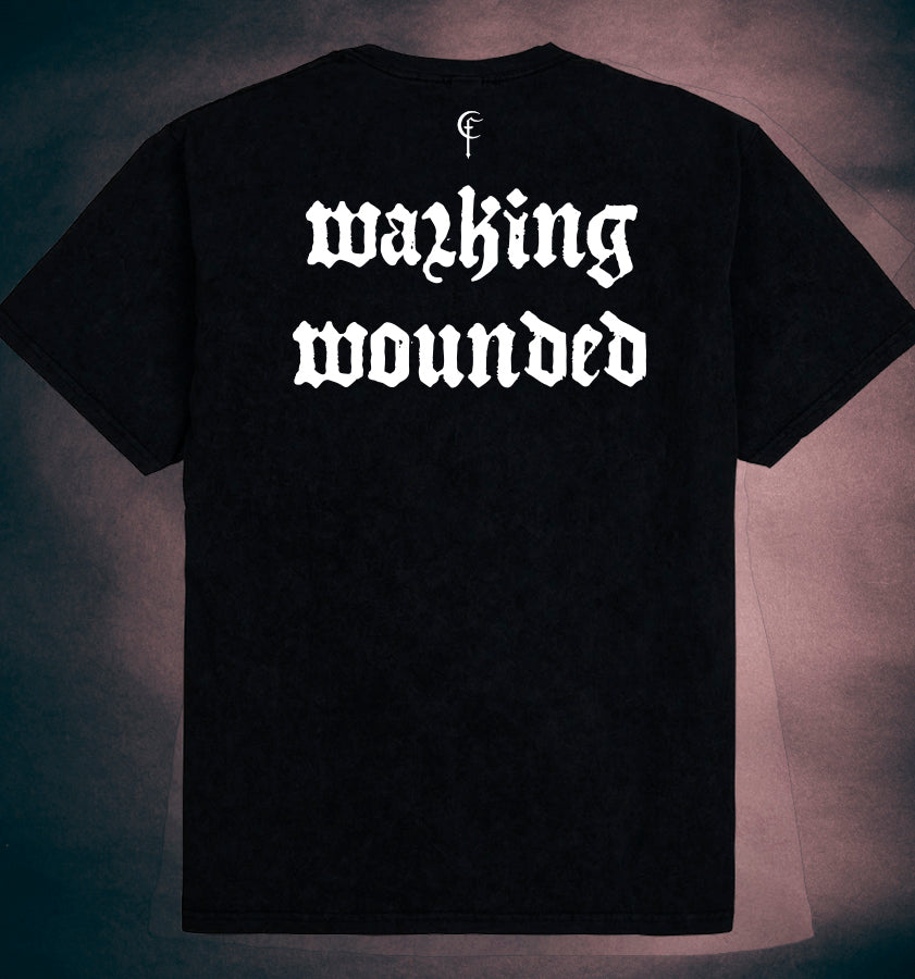 Frayle Walking Wounded t-skjorte svart herre