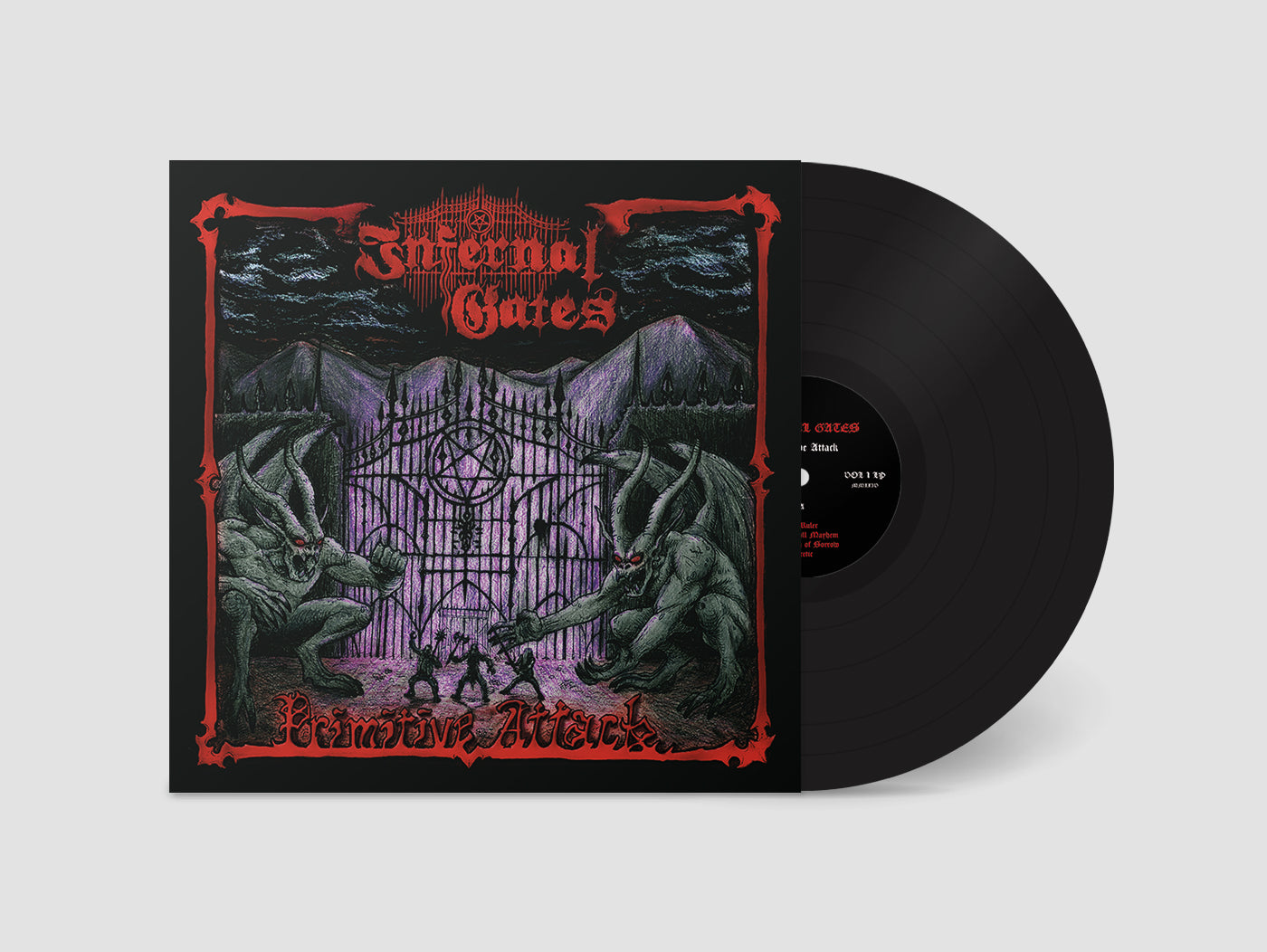 Infernal Gates Primitive Attack LP svart vinyl