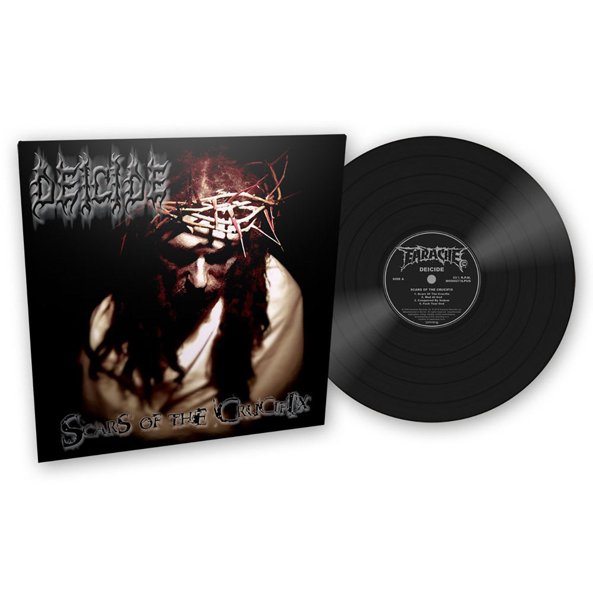 Deicide Scars Of The Crucifix LP svart vinyl