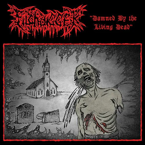 Filthdigger Damned by the Living Dead LP rød vinyl