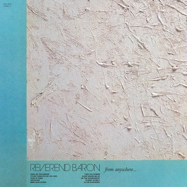 Reverend Baron From Anywhere LP maroon signert singer-songwriter