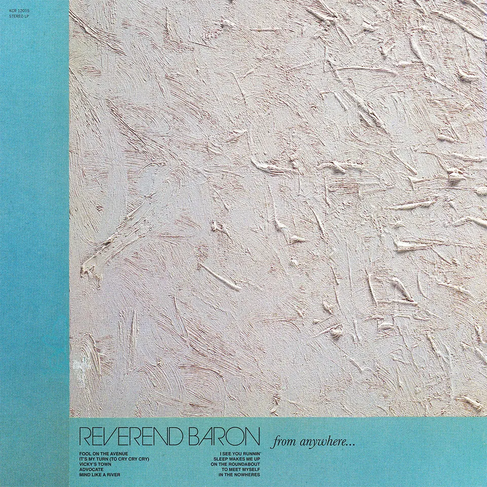 Reverend Baron From Anywhere LP maroon signert singer-songwriter
