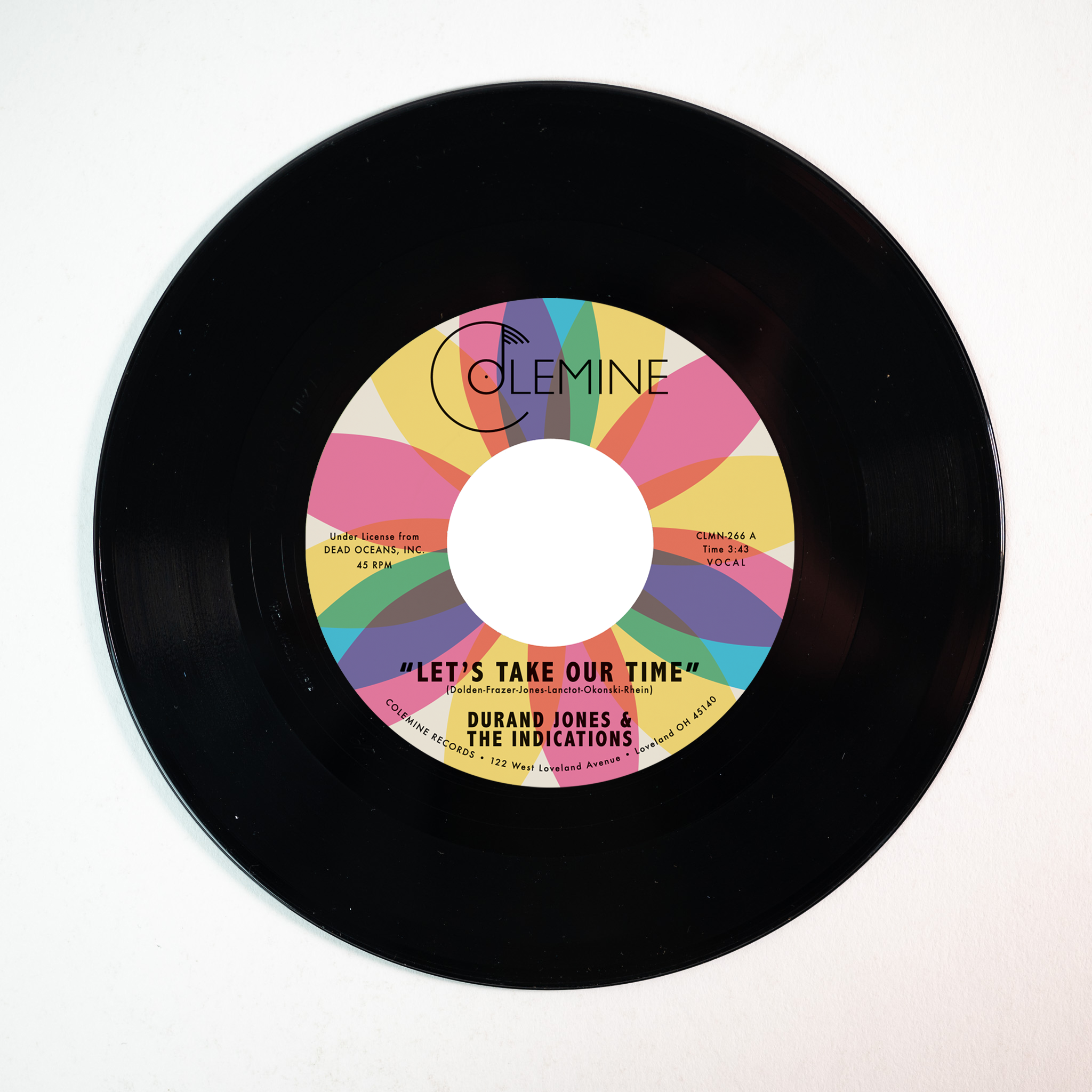 Colemine Durand Jones Let's Take Our Time vinylsingel farget