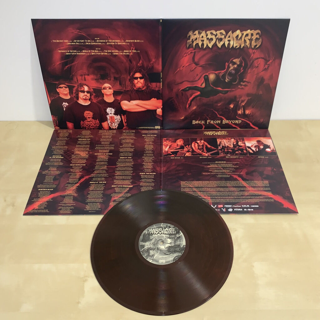 Massacre Back From Beyond LP rød vinyl