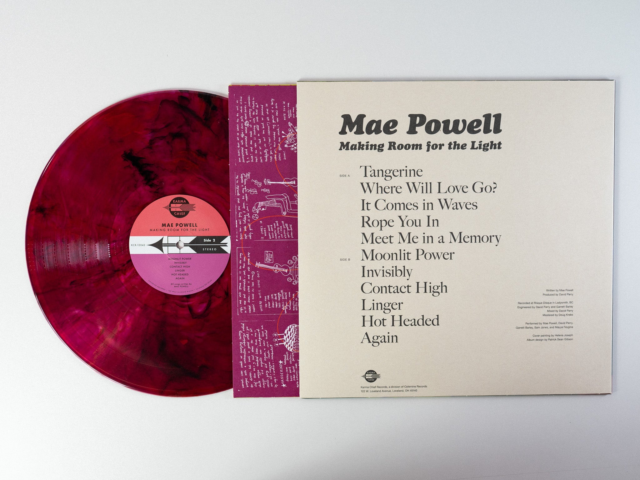 Mae Powell Making Room for the Light LP vinyl sort