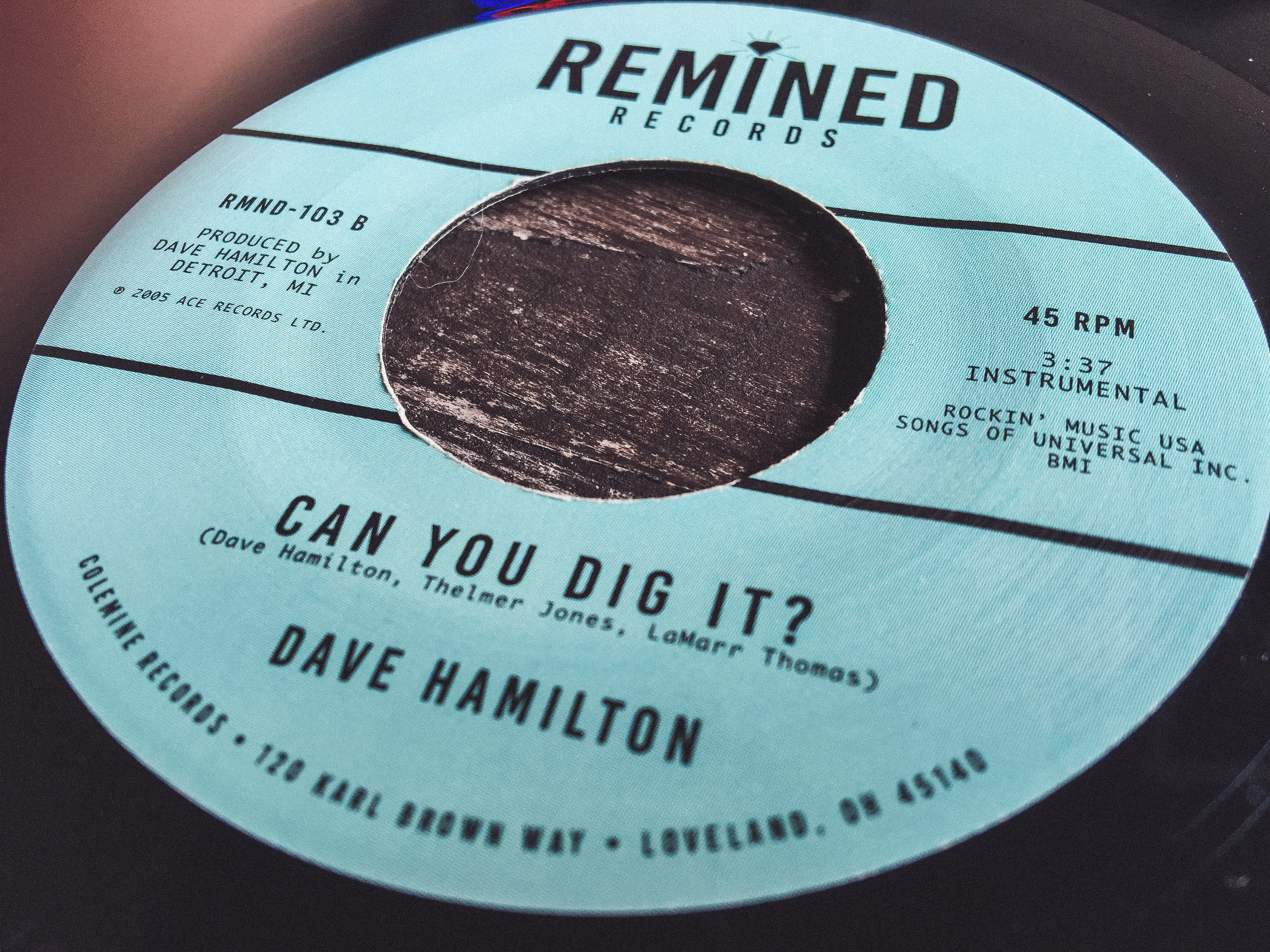 Dave Hamilton Ain't It A Groove 7" vinylsingel soul