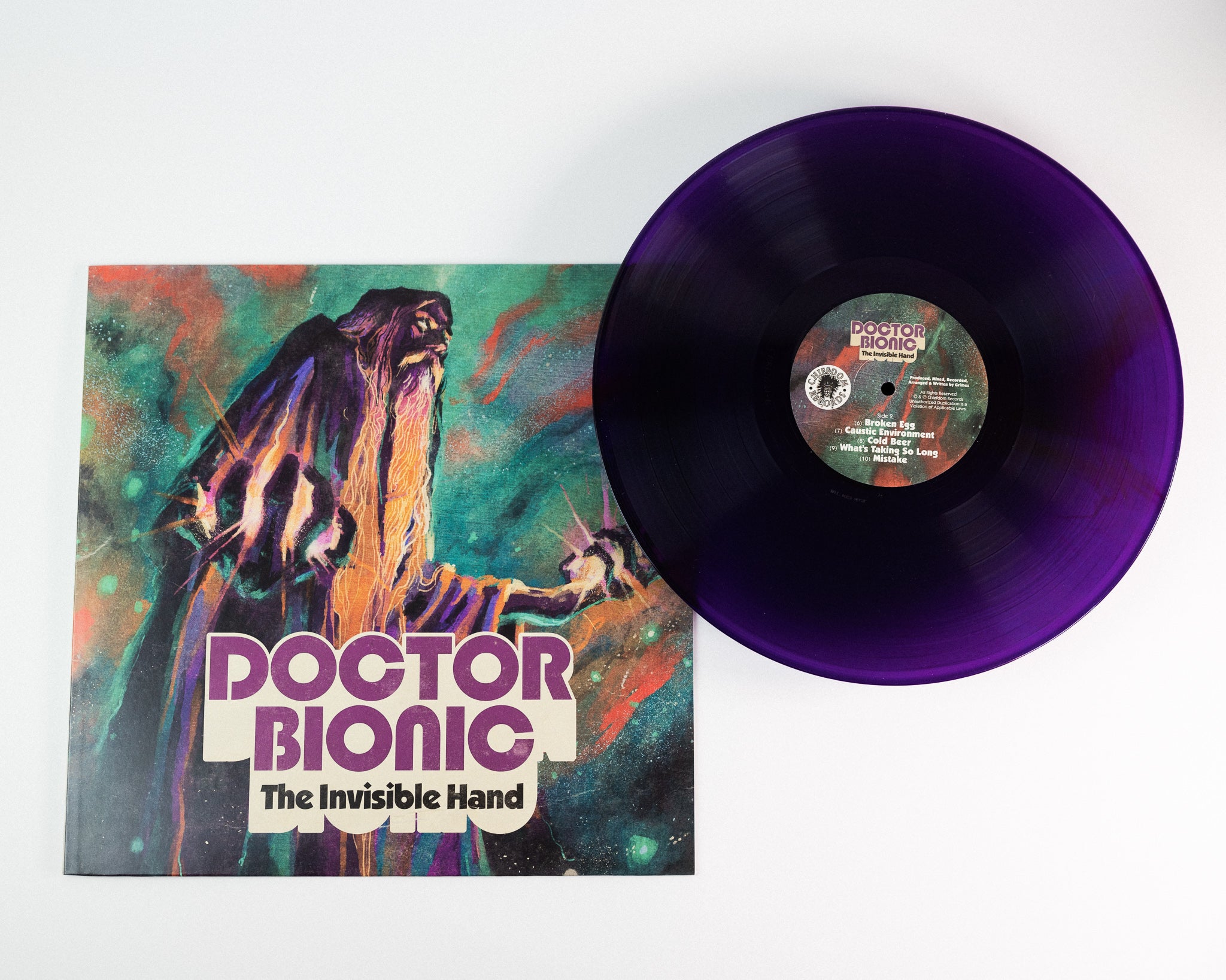 Doctor Bionic The Invisible Hand vinyl LP svart soul-jazz