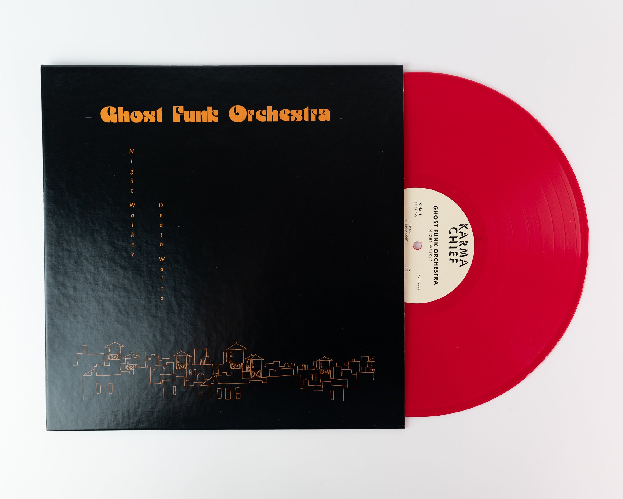 Ghost Funk Orchestra Night Walker / Death Waltz LP lilla vinyl psych