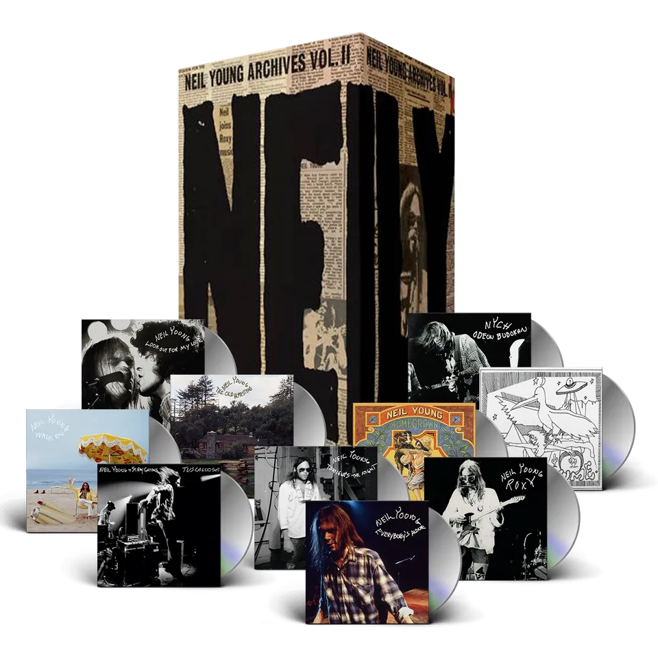 Neil Young Archives Volume II 1972-1976 CD-boks 10 CD deluxe