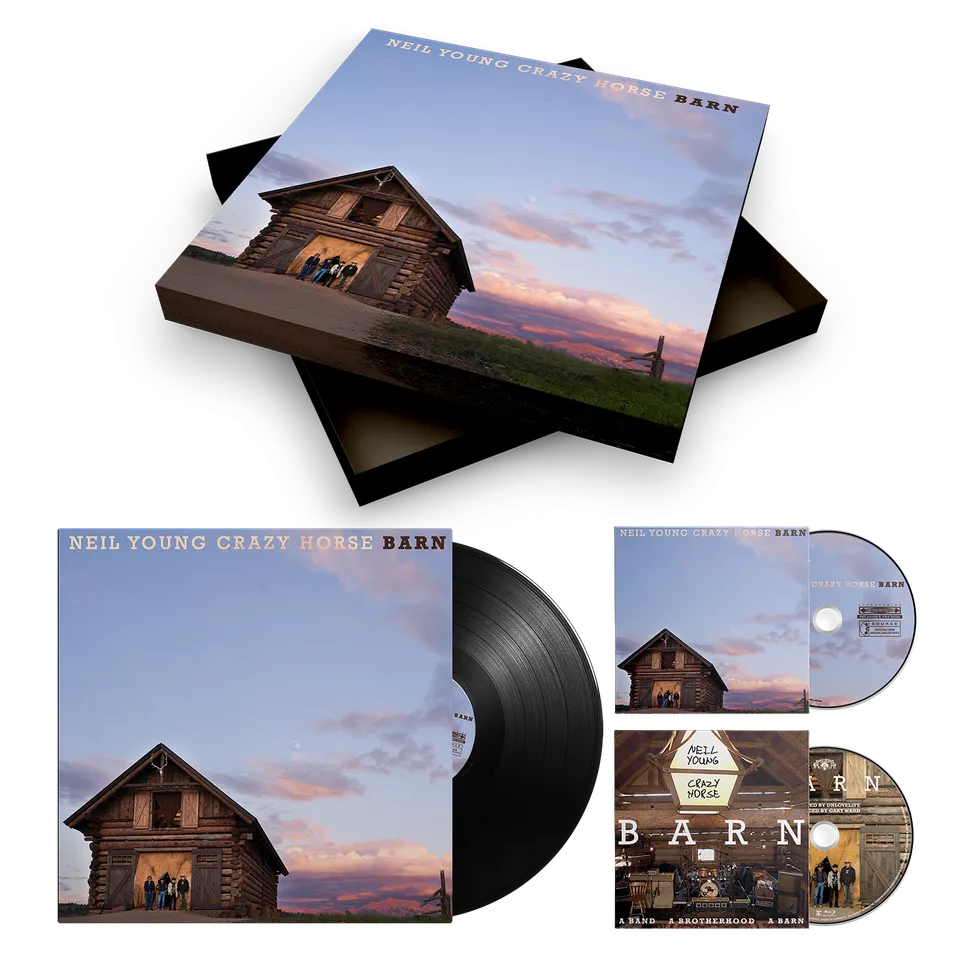 Neil Young Barn Deluxe vinylboks LP CD Blu-ray