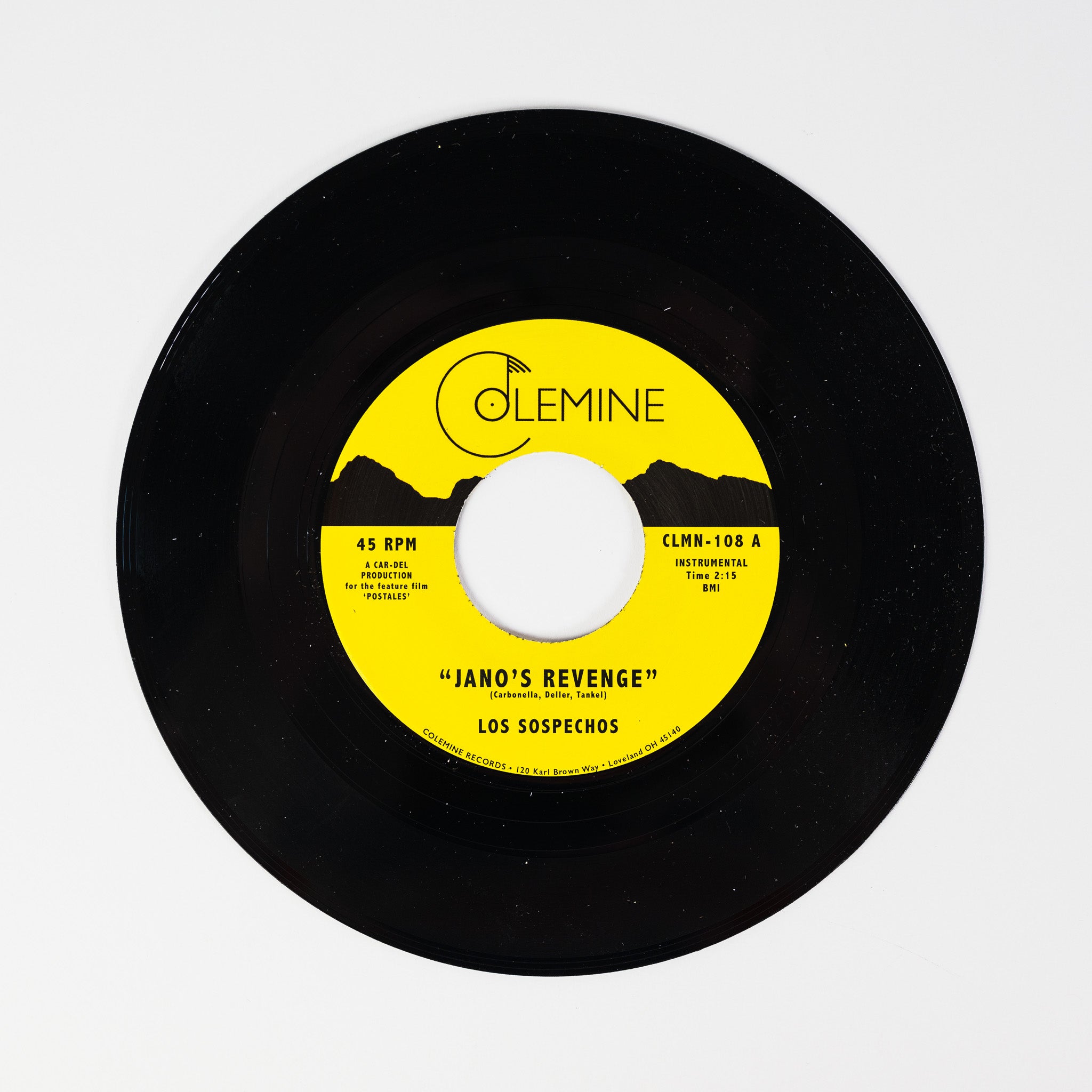 Los Sospechos Jano's Revenge CLMN-108 7" singel vinyl