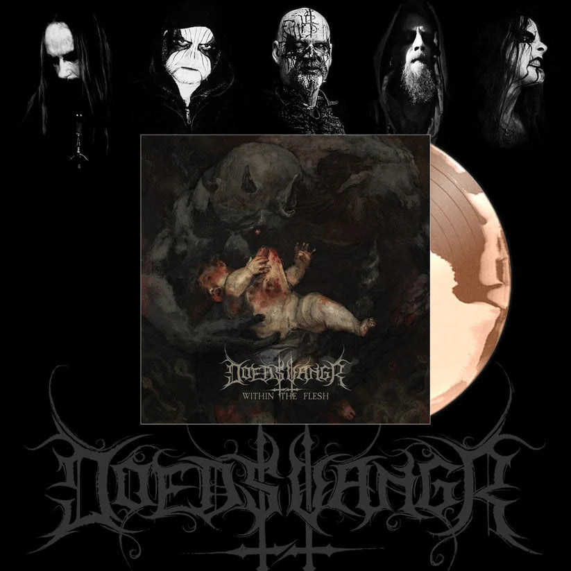 Doedsvangr Within The Flesh LP bone brown black metal