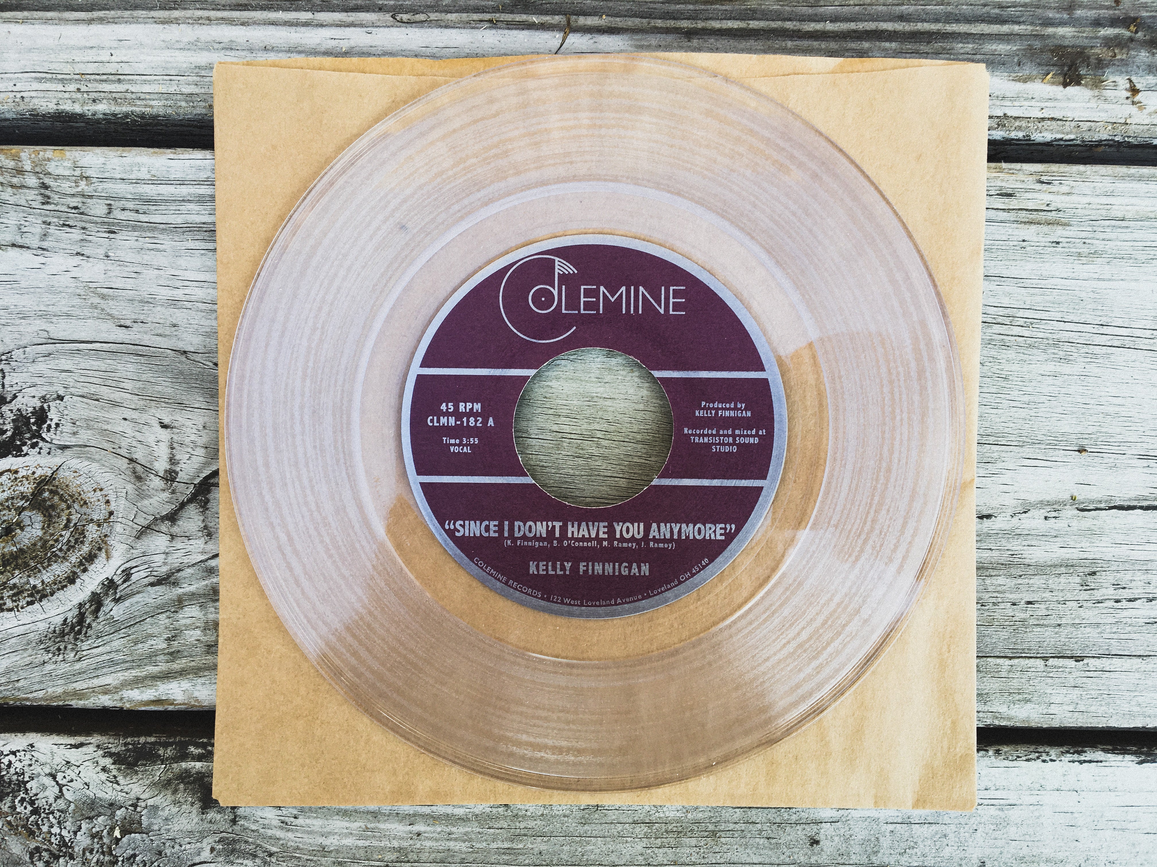 Kelly Finnigan Since I Don't Have You 7" klar vinyl soul