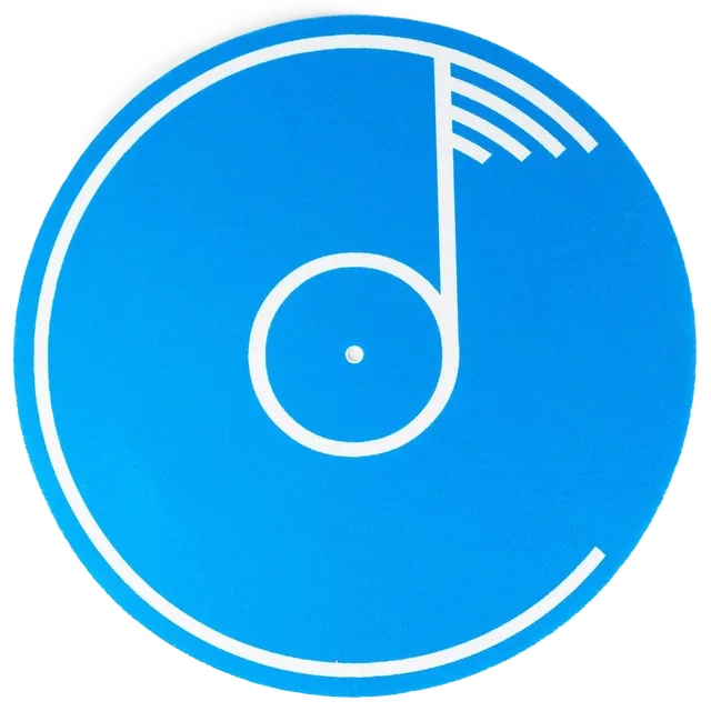Colemine Big C slipmat cyanblå filt