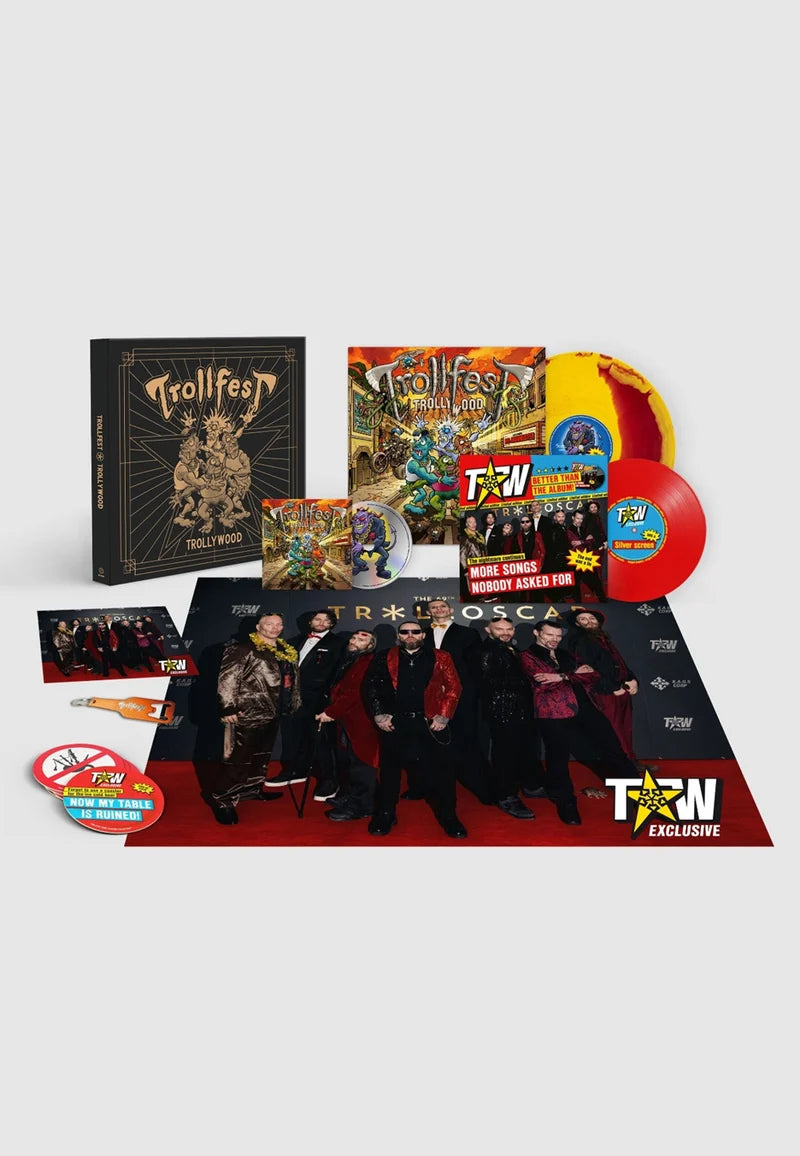 Trollfest Trollywood LP boxset sunburst + 7" forhånd