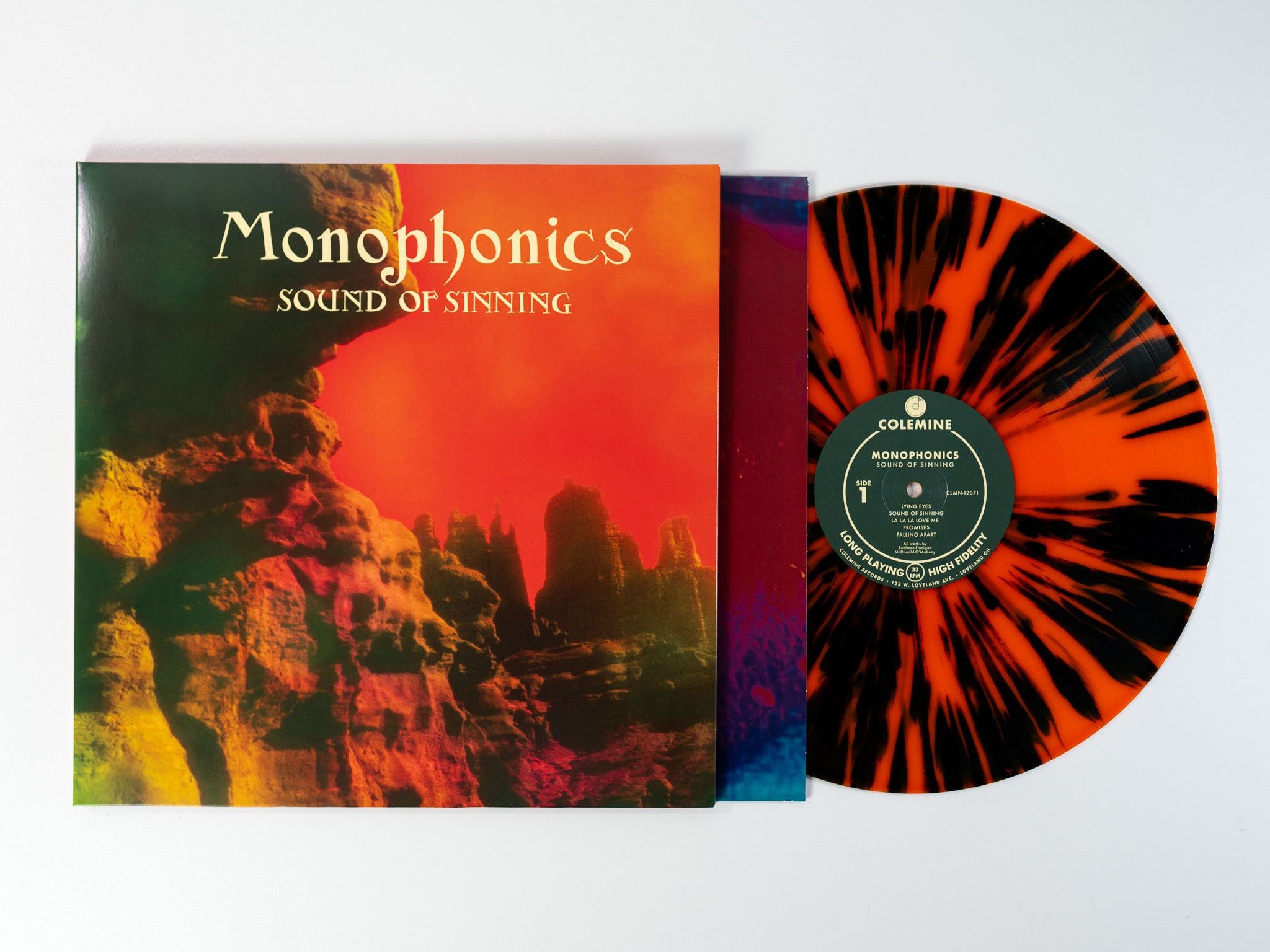Monophonics Sound Of Sinning LP orange splatter vinyl
