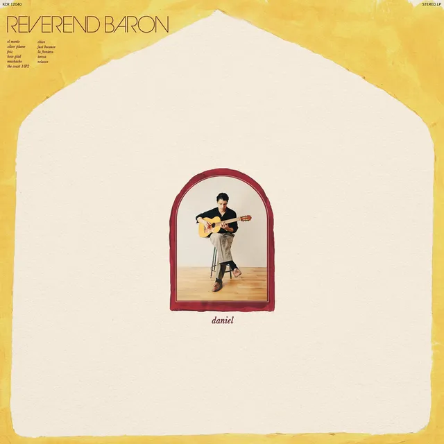Reverend Baron Daniel LP vinyl maroon black swirl