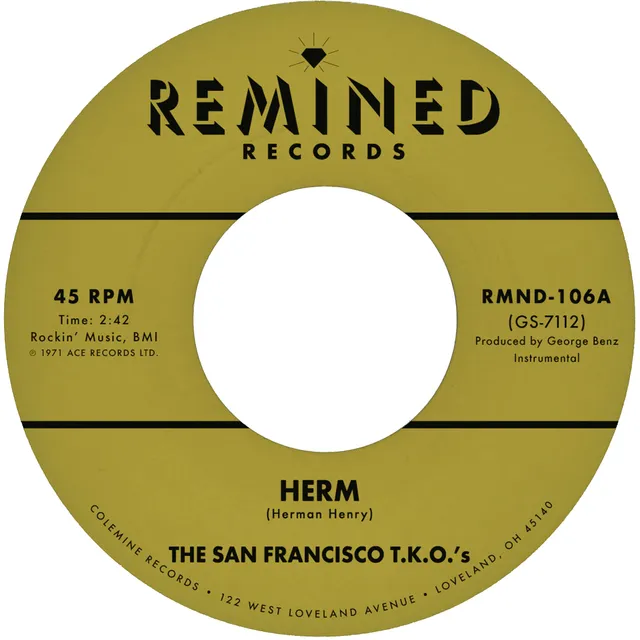 San Francisco T.K.O.s Herm 7-tommer svart vinyl