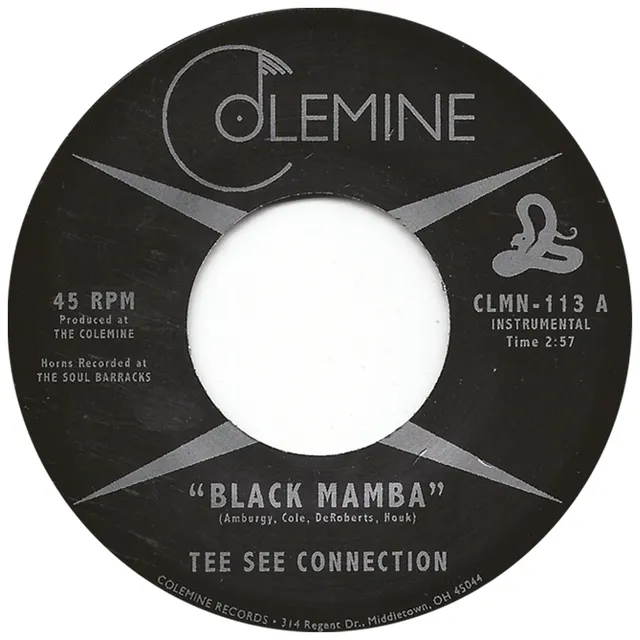 Tee See Connection Black Mamba vinylsingel 7" svart vinyl soul