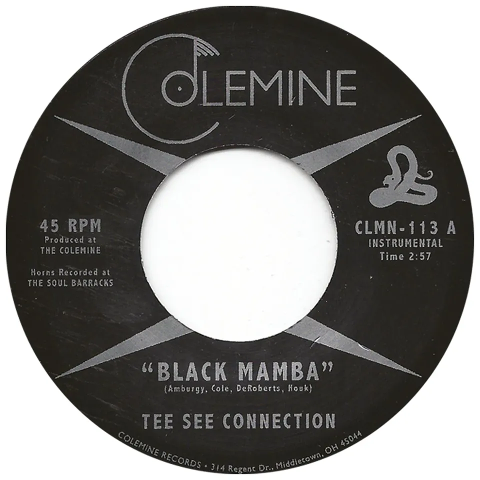 Tee See Connection Black Mamba vinylsingel 7" svart vinyl soul