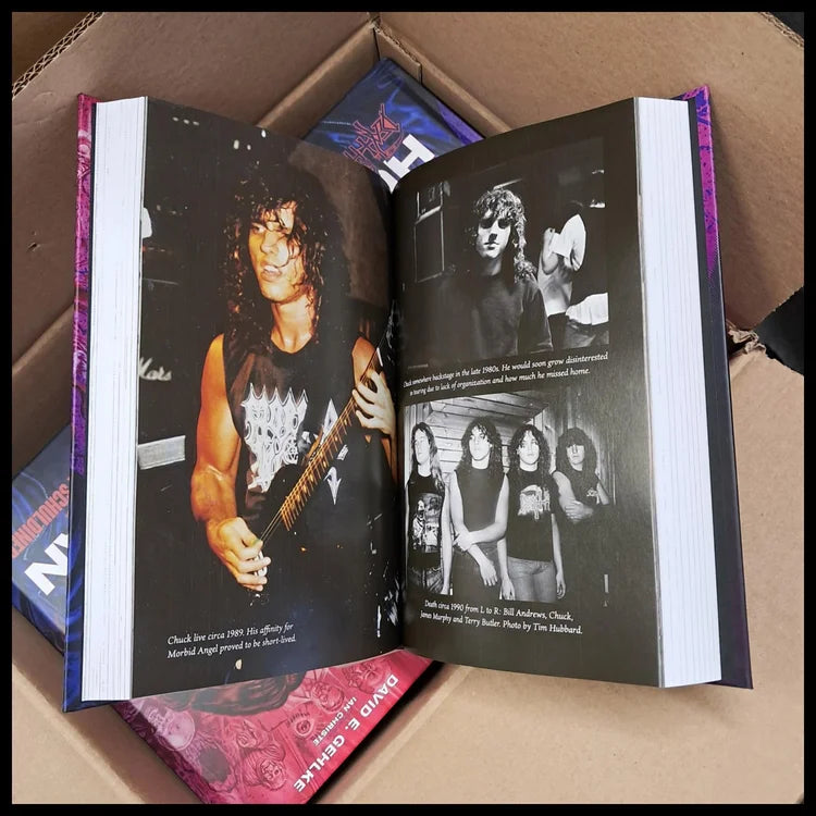 Decibel Books Born Human Chuck Schuldiner bok nytrykk 2026
