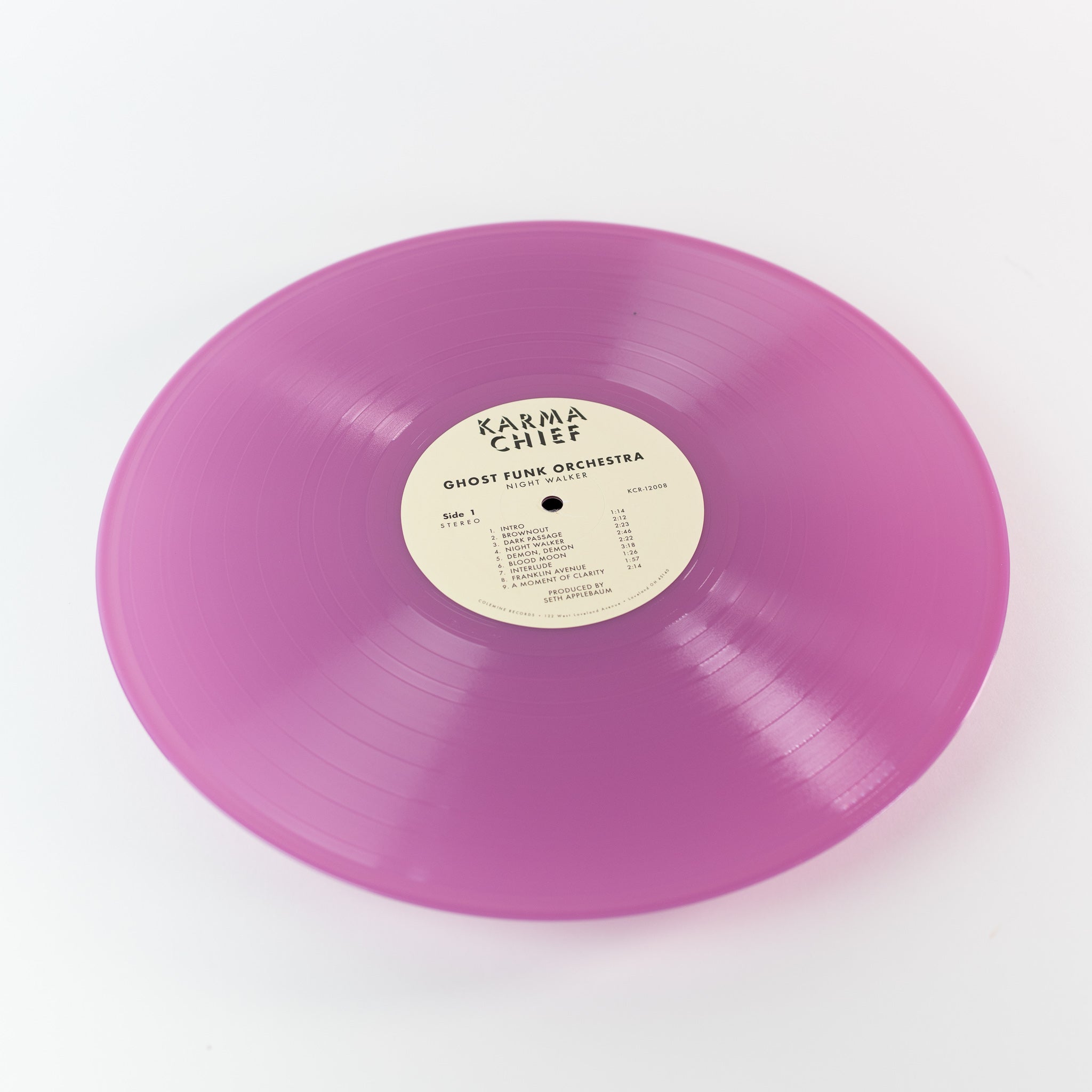 Ghost Funk Orchestra Night Walker / Death Waltz LP lilla vinyl psych