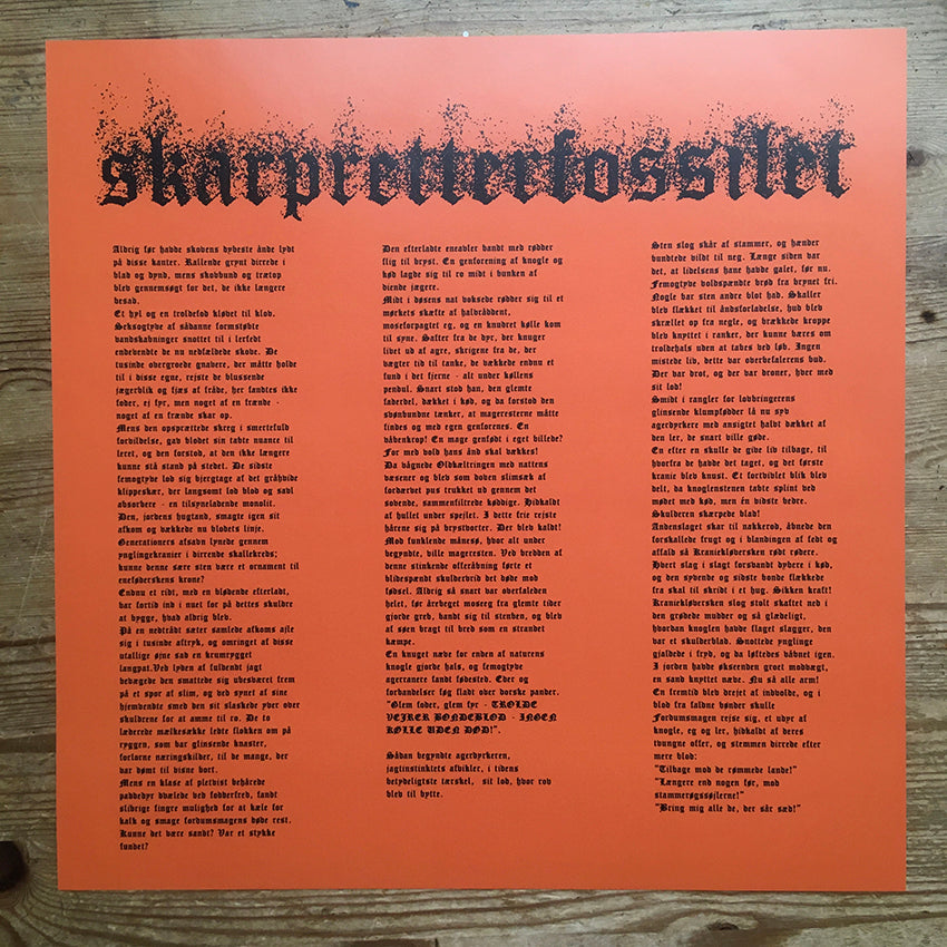 Broder Skarpretterfossilet LP svart vinyl blackened death