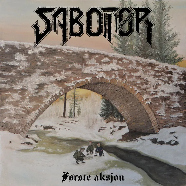 Sabotør Første Aksjon LP norsk metal-vinyl