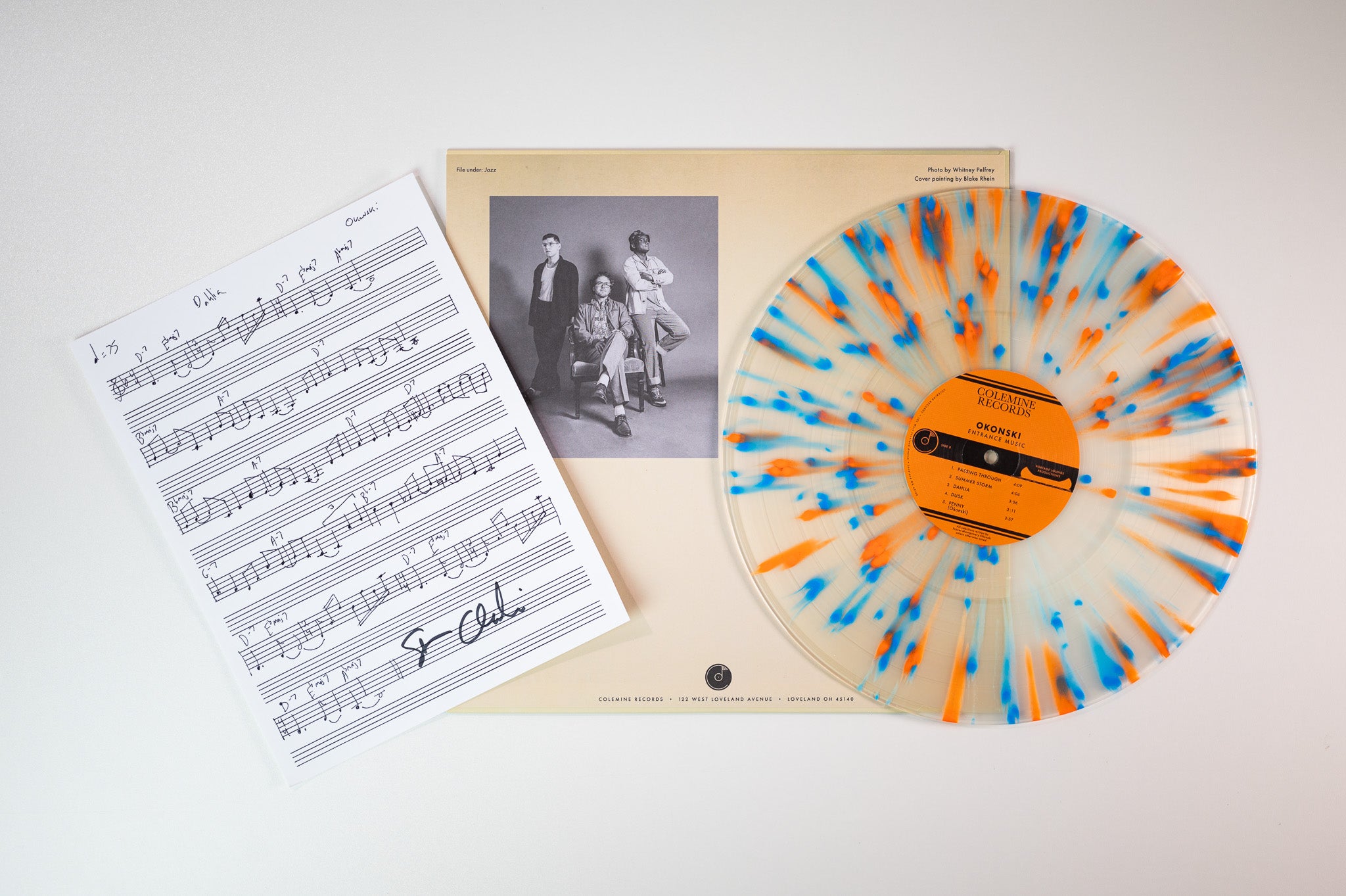 Okonski Entrance Music LP vinyl sort jazz