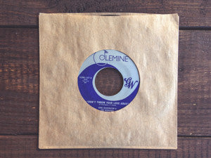 Gene Washington Don't Throw Your Love Away 7-tommer svart vinyl