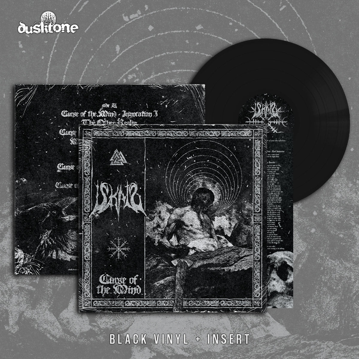 Iskald Curse Of The Mind LP vinyl svart