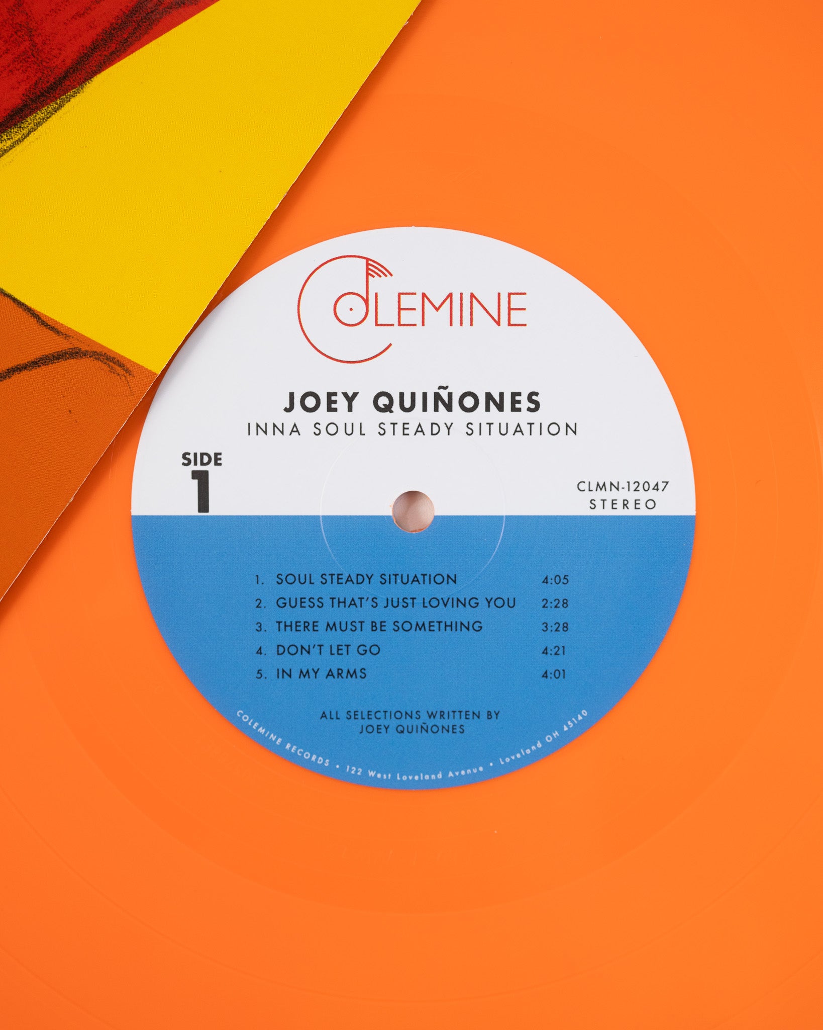 Colemine Joey Quiñones Inna Soul Steady Situation vinyl LP oransje