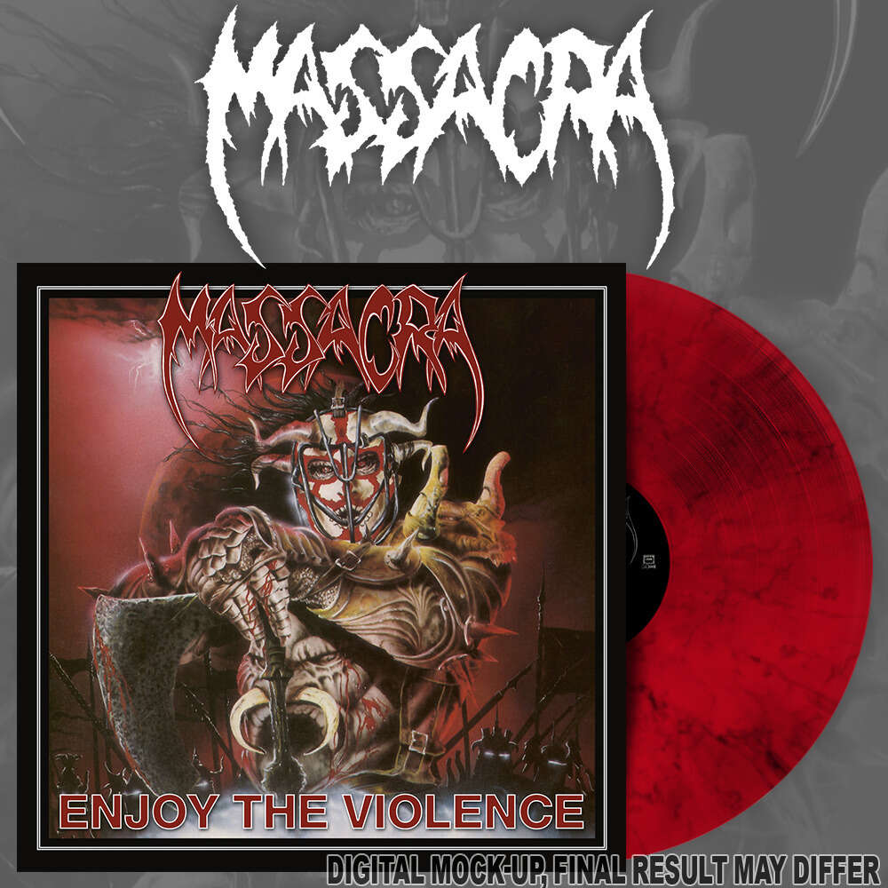 Massacra Enjoy The Violence LP vinyl rød