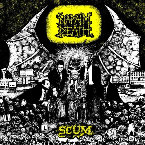Napalm Death Scum LP svart vinyl