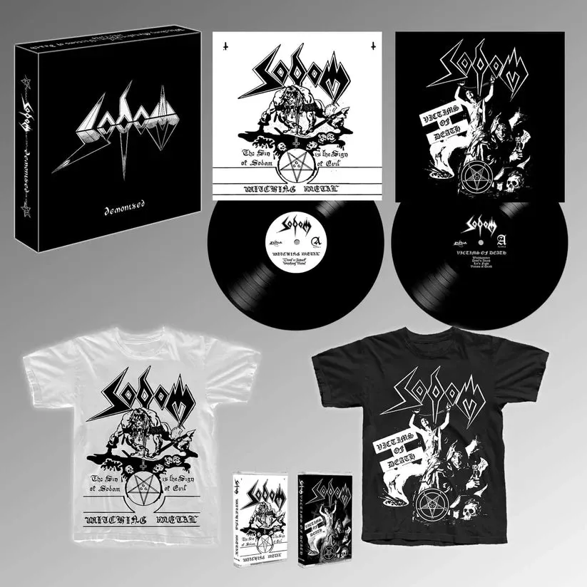 Sodom Demonized boksesett svart vinyl LP + kassett