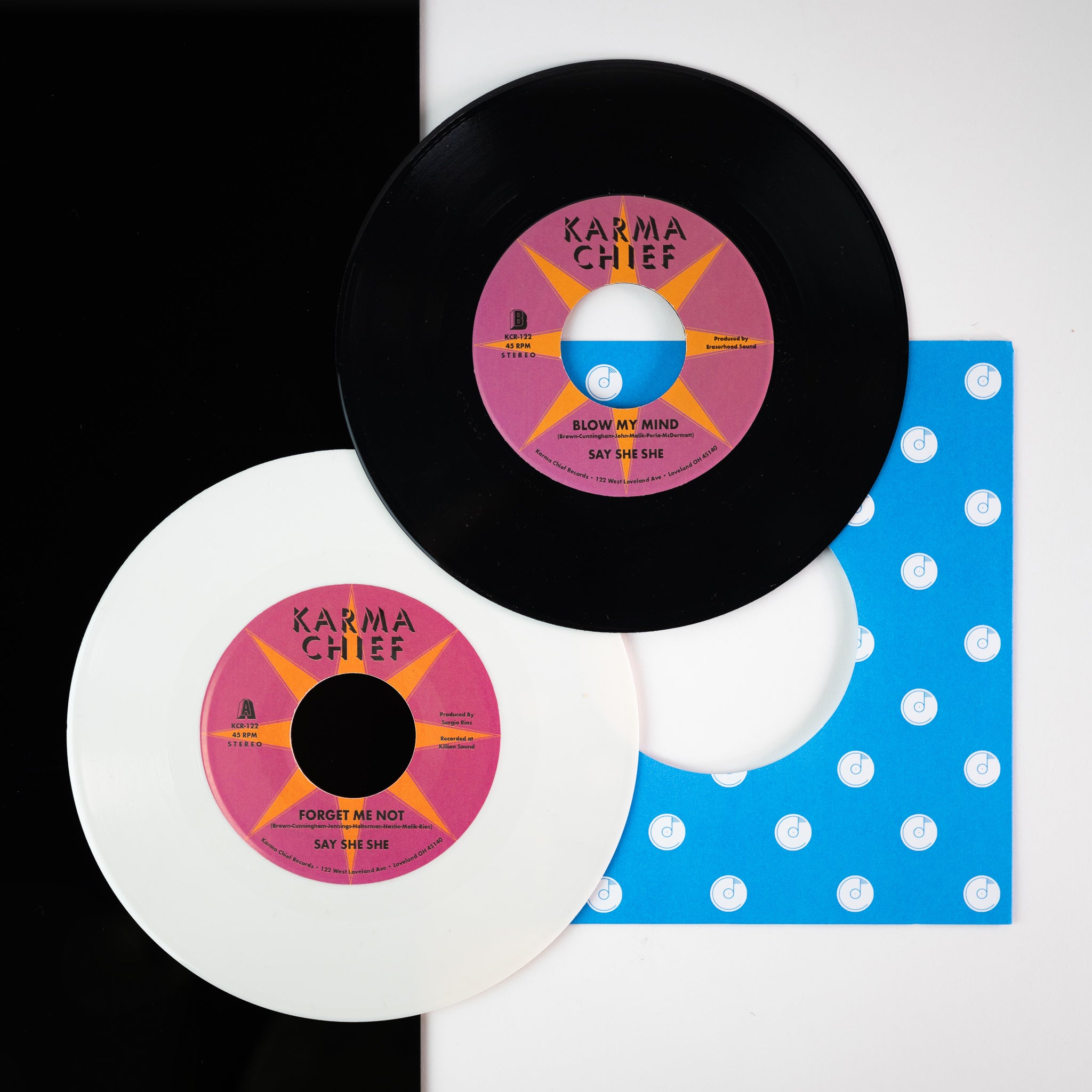 Say She She Forget Me Not 7-tommer hvit vinyl
