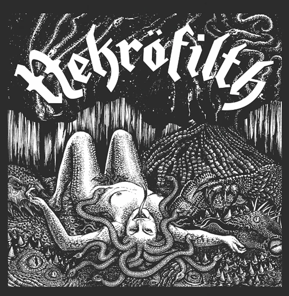 Nekrofilth Love Me Like A Reptile 7"EP svart vinyl